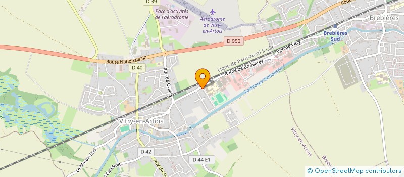 localisation de l'entreprise COLLEGE PABLO NERUDA  VITRY-EN-ARTOIS