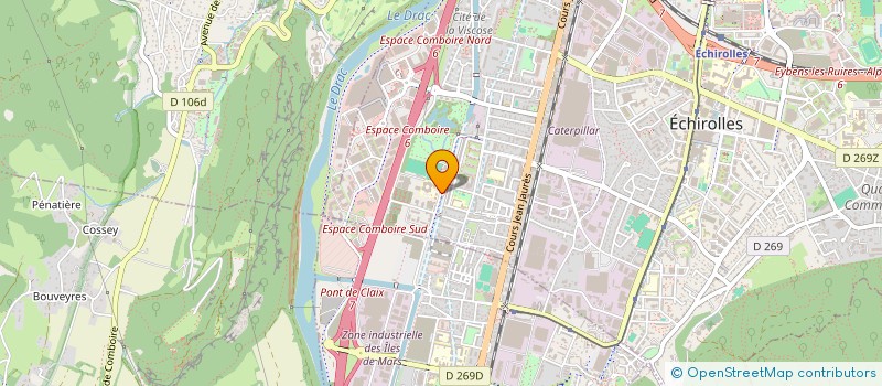 localisation de l'entreprise COLLEGE PABLO PICASSO à ECHIROLLES