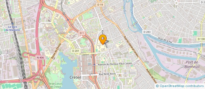 localisation de l'entreprise COLLEGE PASTEUR  CRETEIL