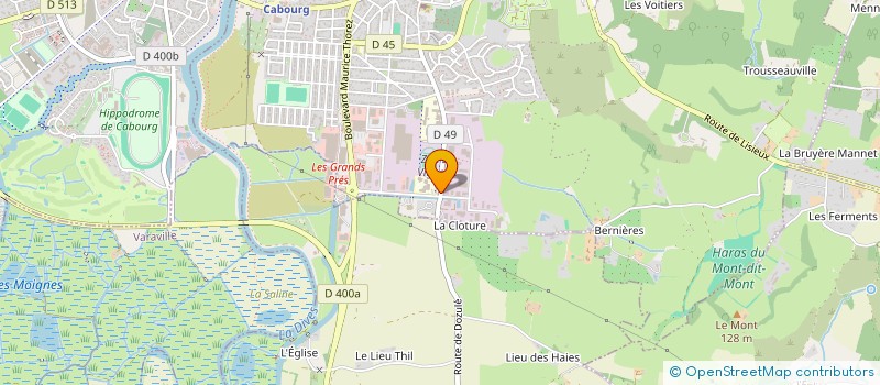 localisation de l'entreprise COLLEGE PAUL ELUARD  DIVES-SUR-MER