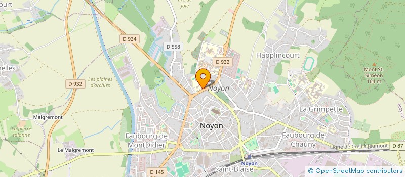 localisation de l'entreprise COLLEGE PAUL ELUARD  NOYON