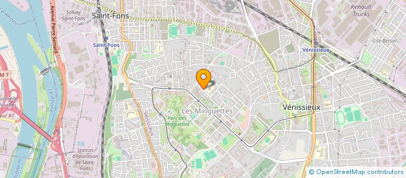 localisation de l'entreprise COLLEGE PAUL ELUARD  VENISSIEUX