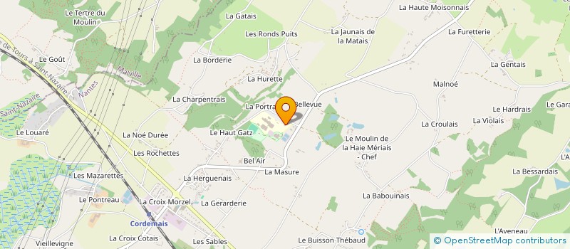 localisation de l'entreprise COLLEGE PAUL GAUGUIN  CORDEMAIS