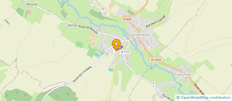 localisation de l'entreprise COLLEGE PAUL-HENRI CAHINGT  LONDINIERES