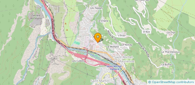 localisation de l'entreprise COLLEGE PAUL MOUGIN  SAINT-MICHEL-DE-MAURIENNE