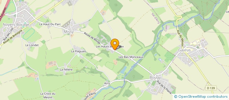 localisation de l'entreprise COLLEGE PAUL VERLAINE  EVRECY