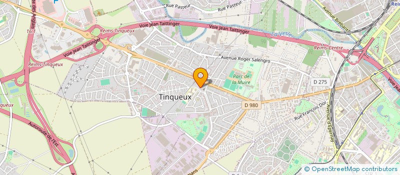 localisation de l'entreprise COLLEGE PAULETTE BILLA  TINQUEUX