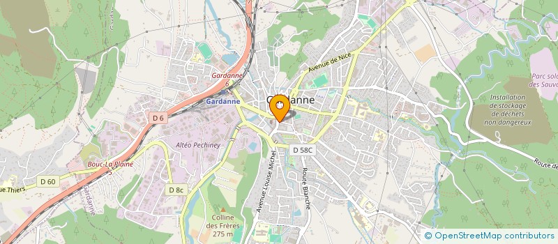 localisation de l'entreprise COLLEGE PERI GABRIEL à GARDANNE