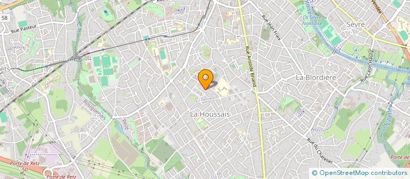 localisation de l'entreprise COLLEGE PETITE LANDE  REZE