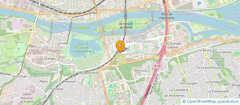 localisation de l'entreprise COLLEGE PHILIPPE DE COMMYNES  TOURS