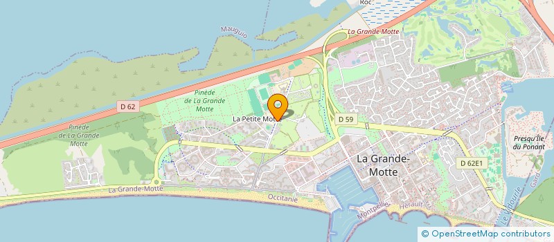 localisation de l'entreprise COLLEGE PHILIPPE LAMOUR  LA GRANDE-MOTTE