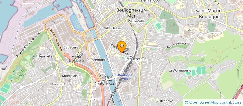 localisation de l'entreprise COLLEGE PIERRE DAUNOU à BOULOGNE-SUR-MER