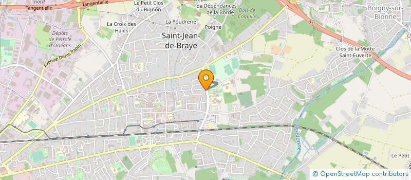 localisation de l'entreprise COLLEGE PIERRE DE COUBERTIN à SAINT-JEAN-DE-BRAYE