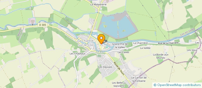 localisation de l'entreprise COLLEGE PIERRE DE RONSARD à LA CHARTRE-SUR-LE-LOIR
