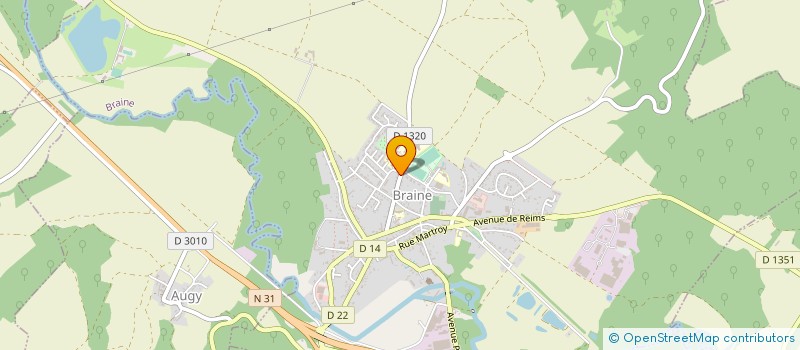 localisation de l'entreprise COLLEGE PIERRE ET MARIE CURIE à BRAINE
