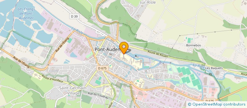 localisation de l'entreprise COLLEGE PIERRE ET MARIE CURIE à PONT-AUDEMER