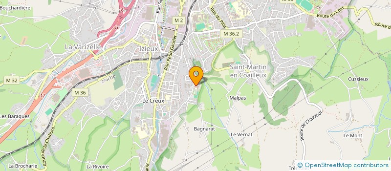 localisation de l'entreprise COLLEGE PIERRE JOANNON  SAINT-CHAMOND