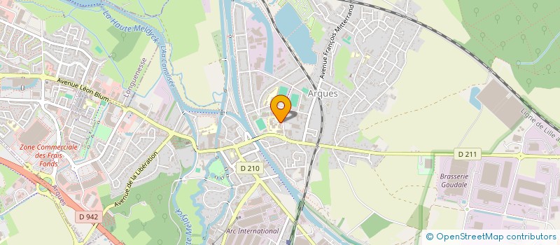 localisation de l'entreprise COLLEGE PIERRE MENDES-FRANCE  ARQUES