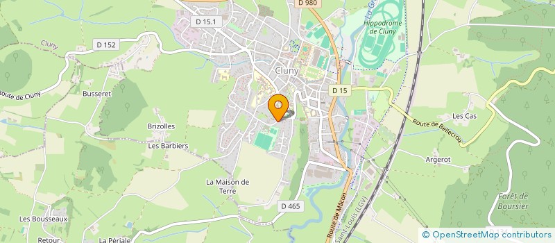 localisation de l'entreprise COLLEGE PIERRE PAUL PRUD'HON à CLUNY