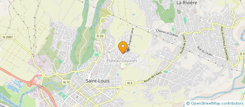 localisation de l'entreprise COLLEGE PLATEAU GOYAVES à SAINT-LOUIS