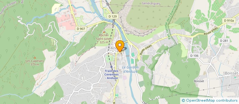 localisation de l'entreprise COLLEGE POUR EDUCATION DE LA SANTE à ANDUZE