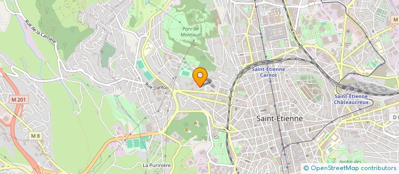 localisation de l'entreprise COLLEGE PUITS DE LA LOIRE  SAINT-ETIENNE