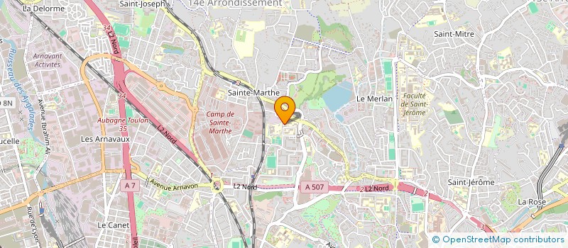 localisation de l'entreprise COLLEGE PYTHEAS à MARSEILLE