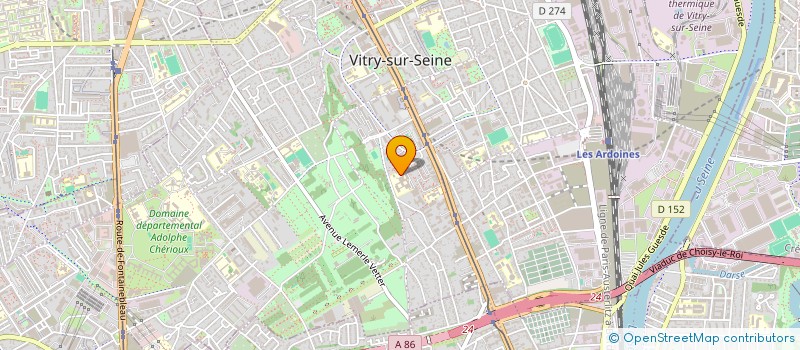 localisation de l'entreprise COLLEGE RABELAIS à VITRY-SUR-SEINE