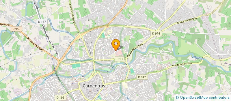 localisation de l'entreprise COLLEGE RASPAIL FRANCOIS  CARPENTRAS