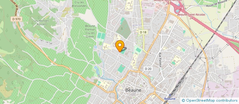 localisation de l'entreprise COLLEGE REGIONAL DE L'INFORMATION MEDICALE DE BOURGOGNE-FRANCHE-COMTE (C.R.I.M. BFC) à BEAUNE