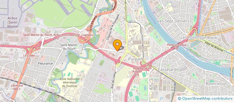 localisation de l'entreprise COLLEGE REGIONAL DES GENERALISTES ENSEIGNANTS DE MIDI PYRENEES à TOULOUSE