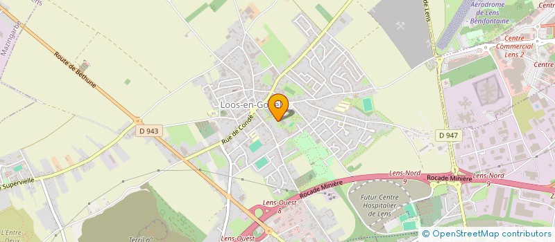 localisation de l'entreprise COLLEGE RENE CASSIN à LOOS EN GOHELLE