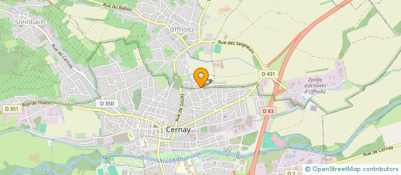 localisation de l'entreprise COLLEGE RENE CASSIN à CERNAY