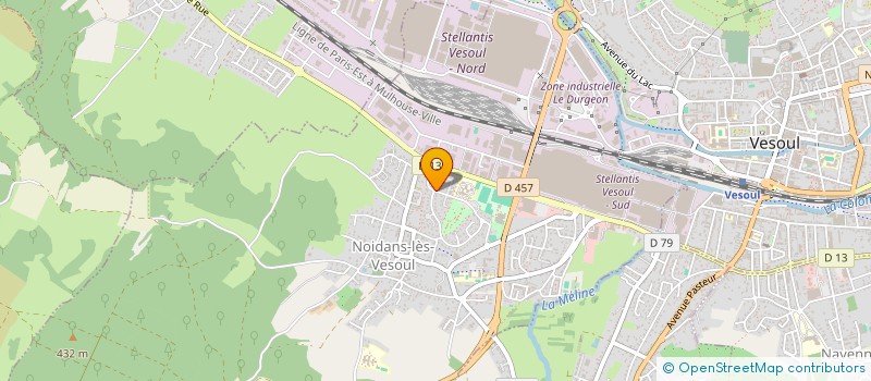 localisation de l'entreprise COLLEGE RENE CASSIN  NOIDANS-LES-VESOUL