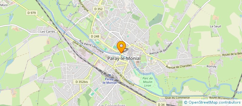 localisation de l'entreprise COLLEGE RENE CASSIN  PARAY-LE-MONIAL