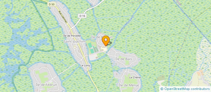 localisation de l'entreprise COLLEGE RENE CHAR  SAINT-JOACHIM