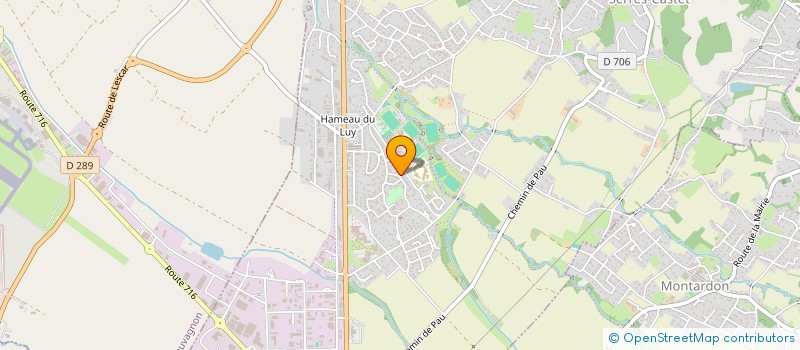 localisation de l'entreprise COLLEGE RENE FORGUES  SERRES-CASTET