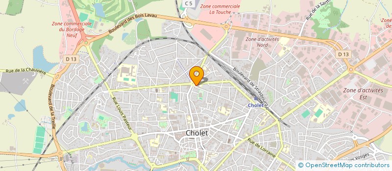 localisation de l'entreprise COLLEGE REPUBLIQUE à CHOLET