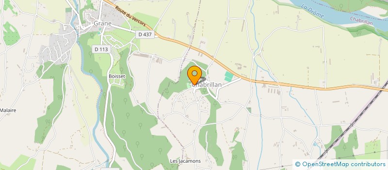 localisation de l'entreprise COLLEGE REVESZ LONG à CREST