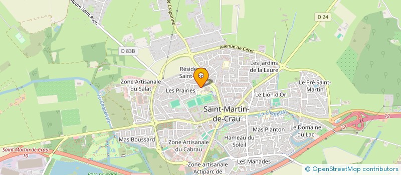 localisation de l'entreprise COLLEGE RIEU CHARLOUN à SAINT-MARTIN-DE-CRAU