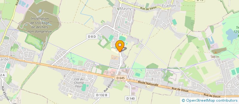 localisation de l'entreprise COLLEGE ROBERT DESNOS  MASNY