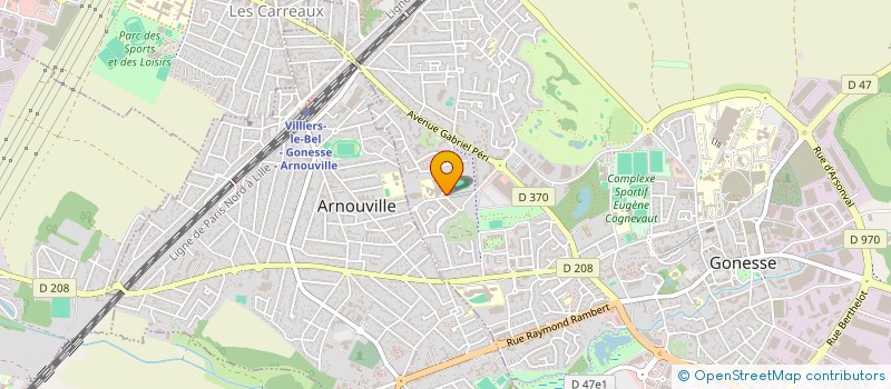 localisation de l'entreprise COLLEGE ROBERT DOISNEAU à GONESSE