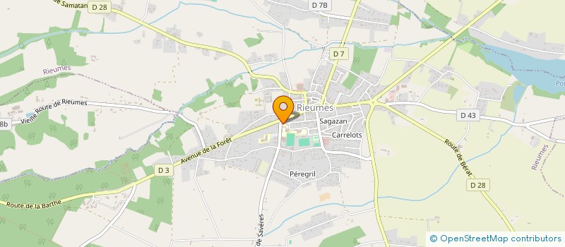 localisation de l'entreprise COLLEGE ROBERT ROGER  RIEUMES