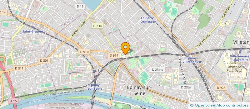 localisation de l'entreprise COLLEGE ROBESPIERRE à EPINAY-SUR-SEINE