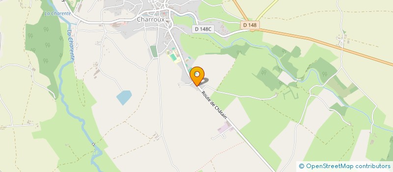 localisation de l'entreprise COLLEGE ROMAIN ROLLAND  CHARROUX