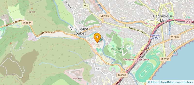 localisation de l'entreprise COLLEGE ROMEE DE VILLENEUVE à VILLENEUVE-LOUBET