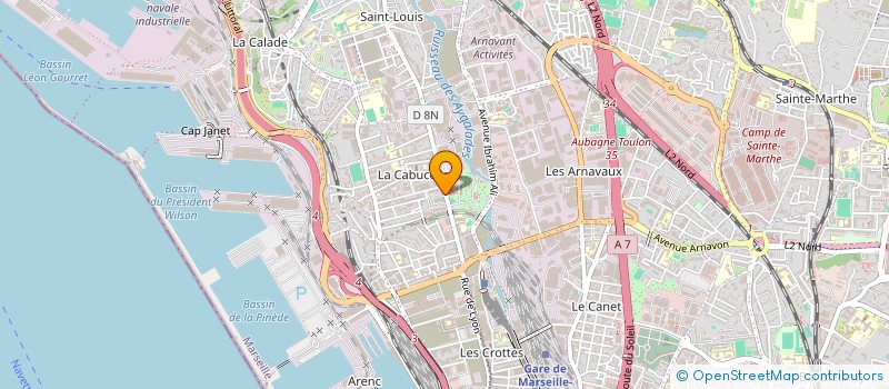 localisation de l'entreprise COLLEGE ROSA PARKS à MARSEILLE