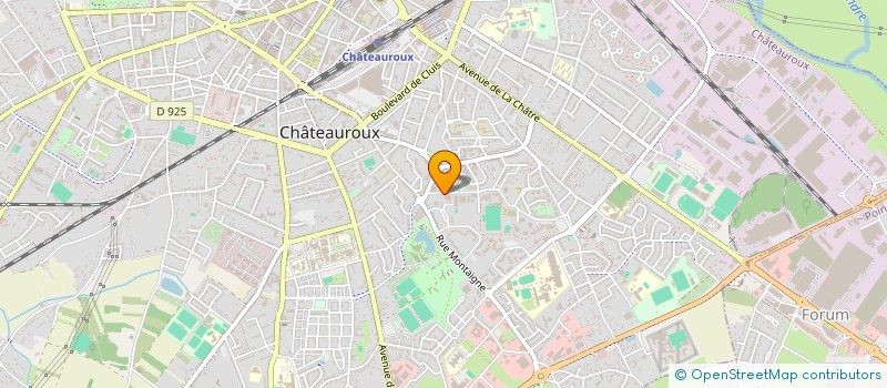 localisation de l'entreprise COLLEGE ROSA PARKS à CHATEAUROUX