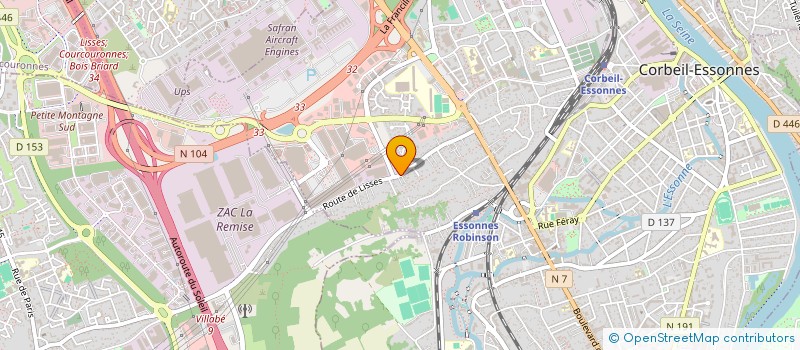 localisation de l'entreprise COLLEGE ROSA PARKS  VILLABE