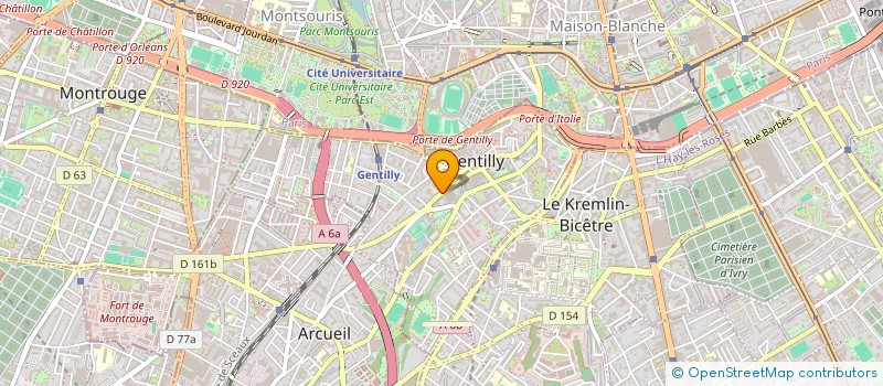 localisation de l'entreprise COLLEGE ROSA PARKS  GENTILLY